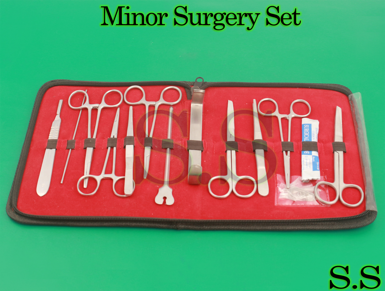 19 VARIOUS SURGICAL INSTRUMENTS KITS MINOR SURGERY SET DS-1027