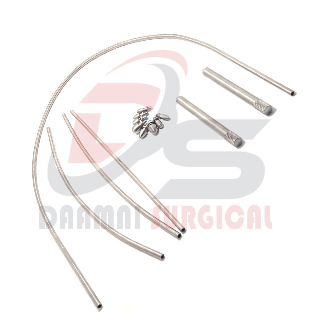 Vascular Set Fistula Tunneler Set of 11 PCs Orthopedic Surgical Instruments