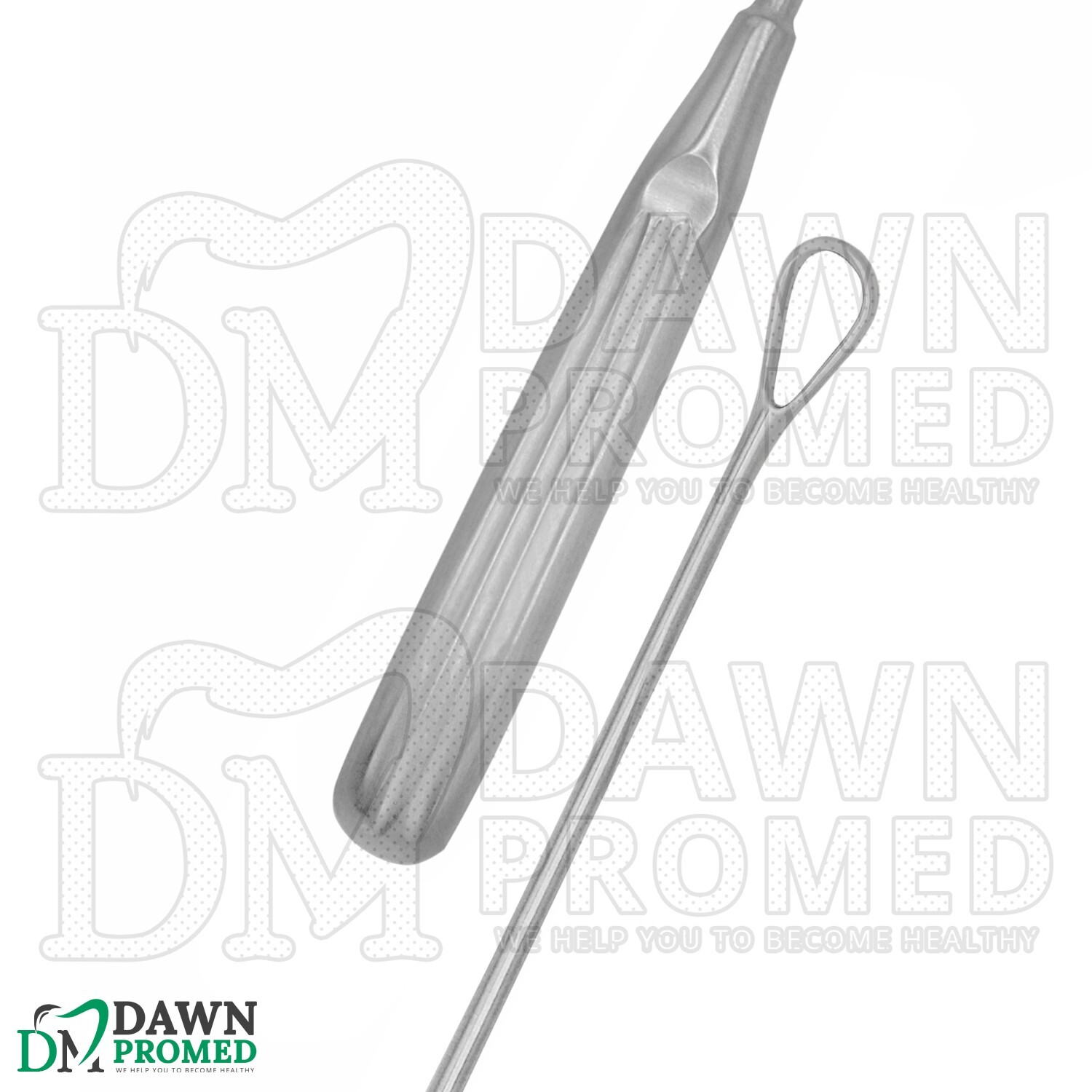 Thomas Uterine Curette 11″ Blunt Blade Size # 4 OB/GYN Instruments German Grade