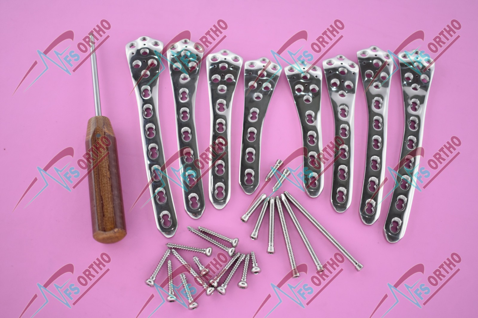 Distäl Femür Locking 6,8,,10 & 12 Holes L& R Plate with screw 100 pc SS 316L