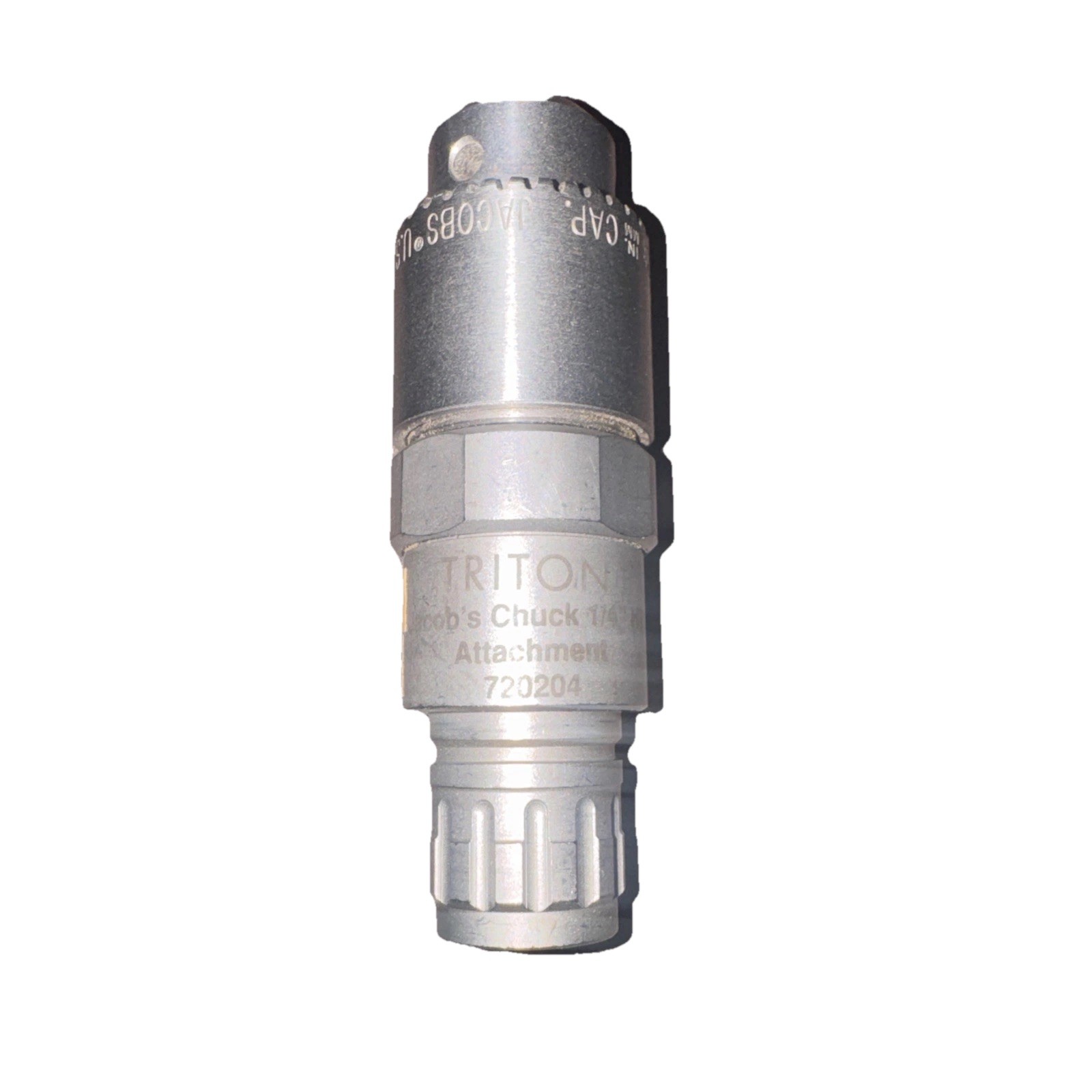 Medtronic Triton Jacob’s Chuck 1/4″ HT Attachment 720204, 0-1/4″ CAP, 3/8-24″