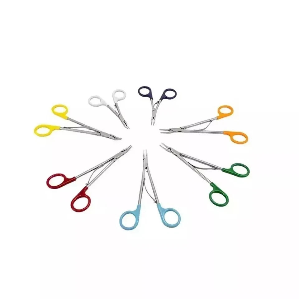 Open Surgical Ligating Clip Applicator 10 PCS and 10 Clips Box Surgical Polymer