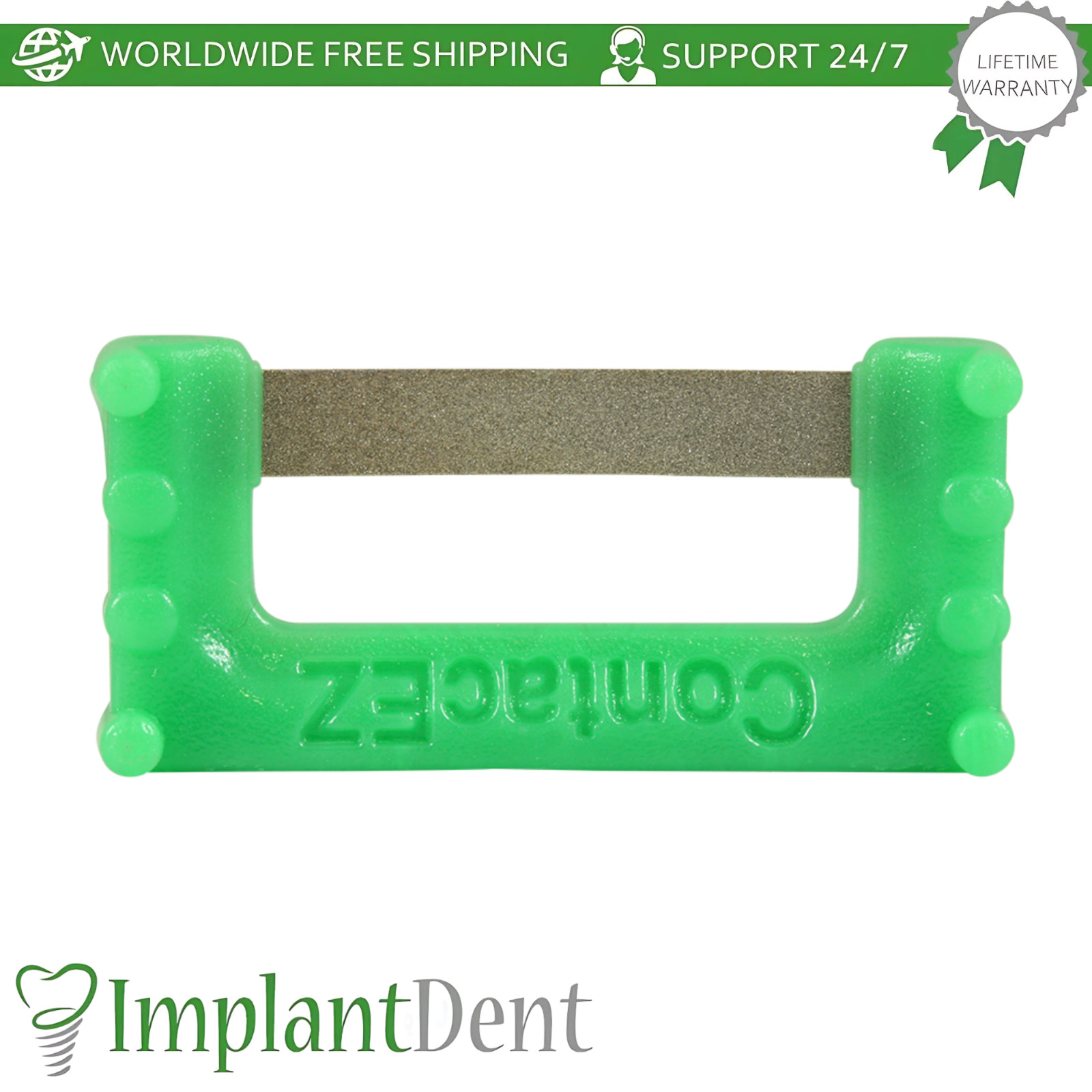 Dental IPR Strips Set Assorted Color Coded 8pcs InterproximaI Reduction Tool
