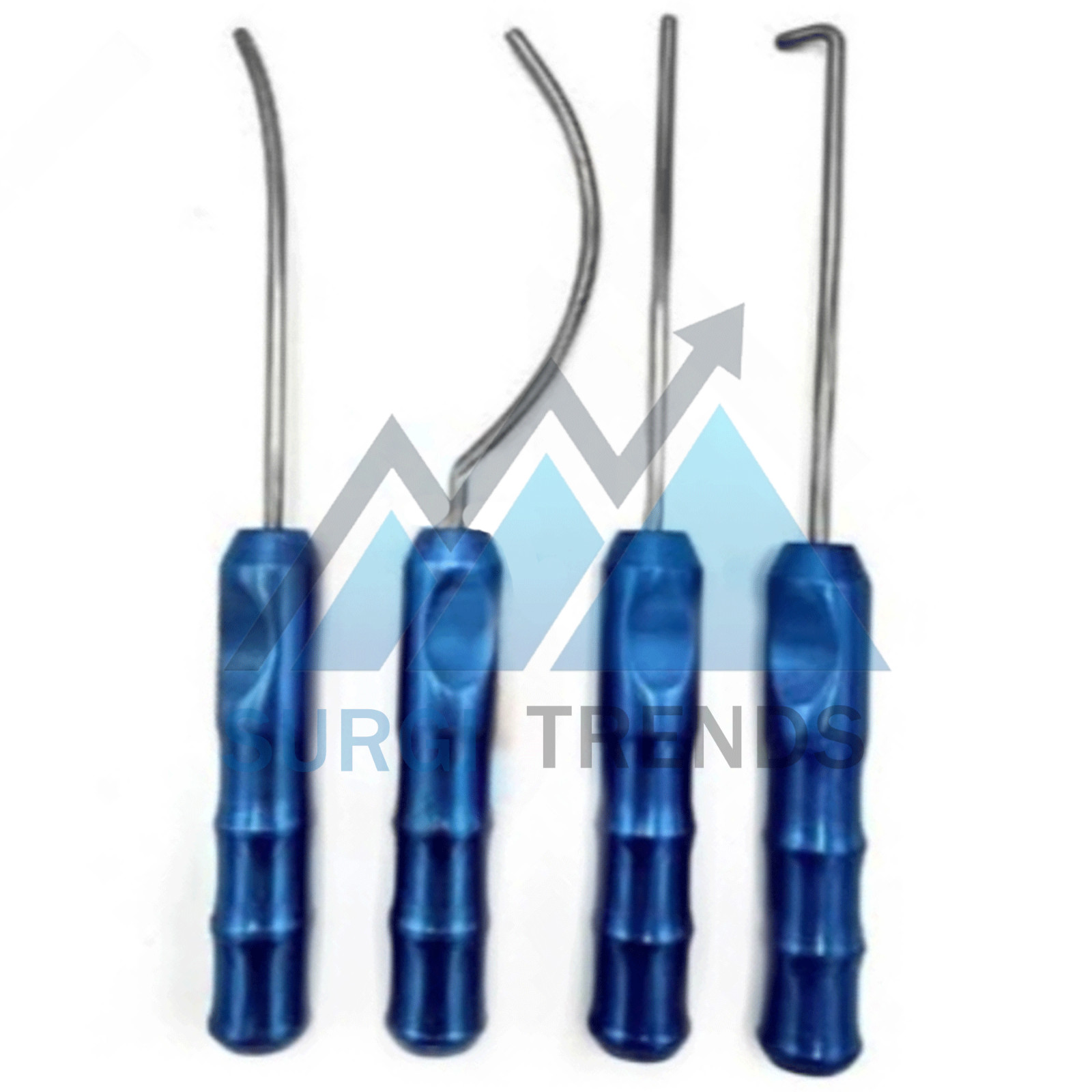 Viterbo’s Surgical Dissector Set 4Pcs Facelift Gliding Brow Lift Plastic Surgery
