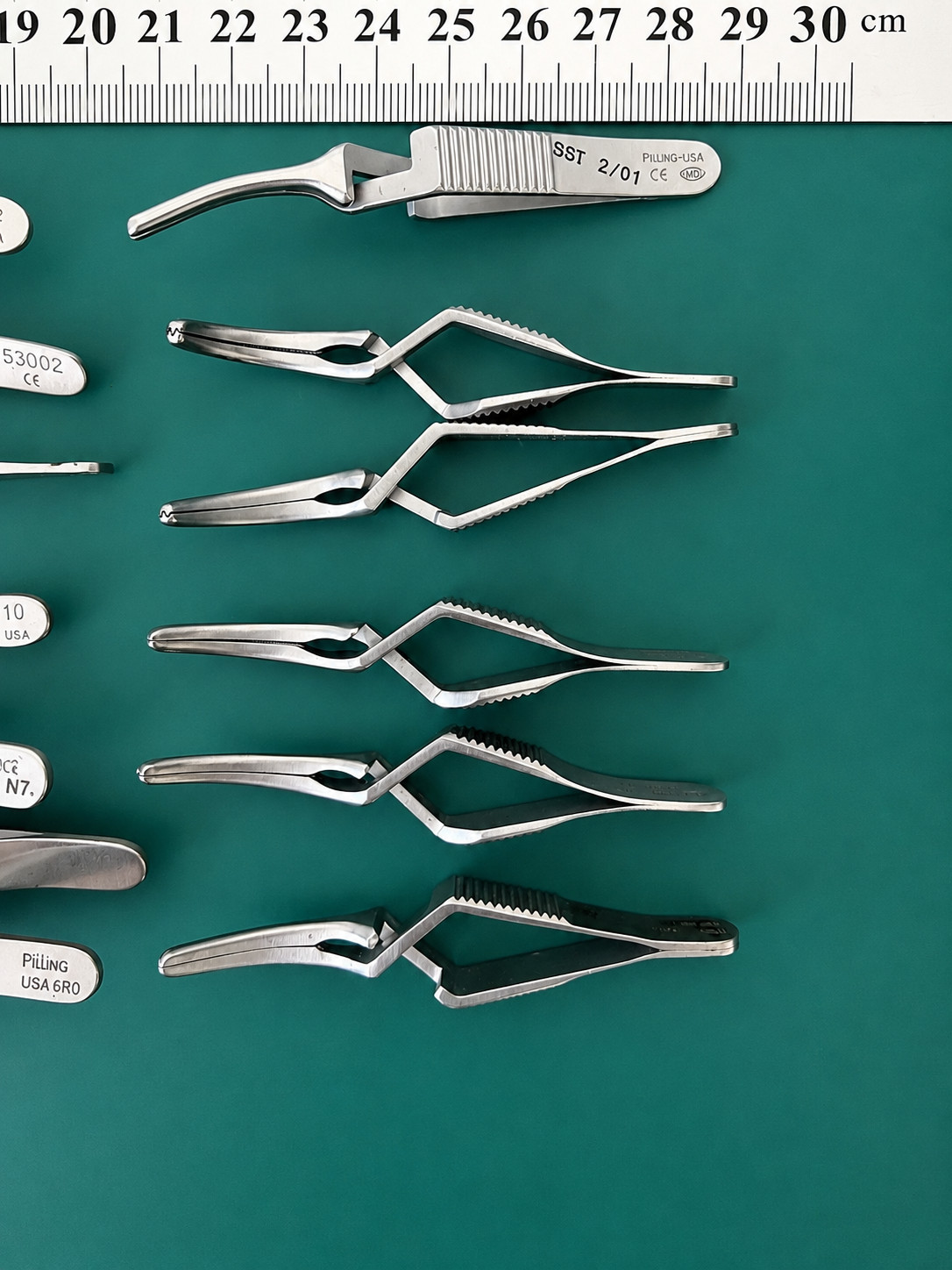 Lot of 20 Pilling Surgical Bulldog Clamp, DeBakey Jaw