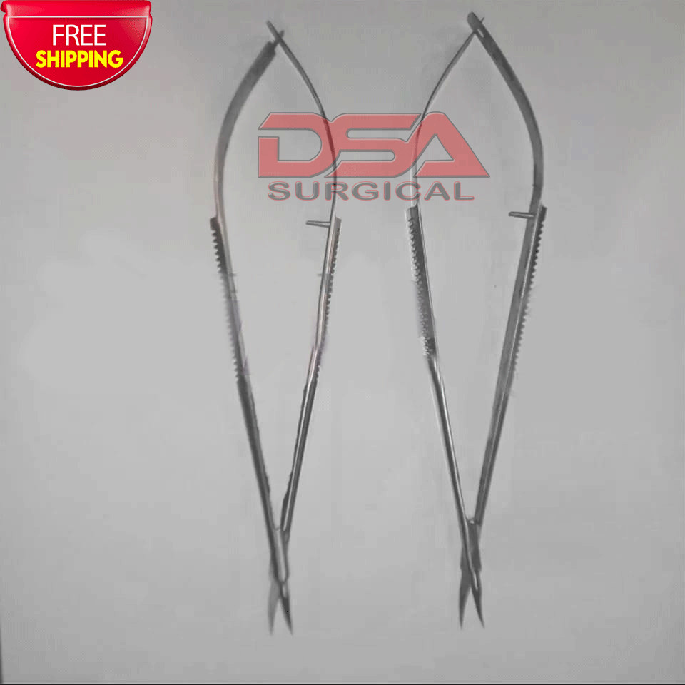 kamiyama micro scissors 18cm muramasa straight 160mm surgical Instruments 2 Pcs