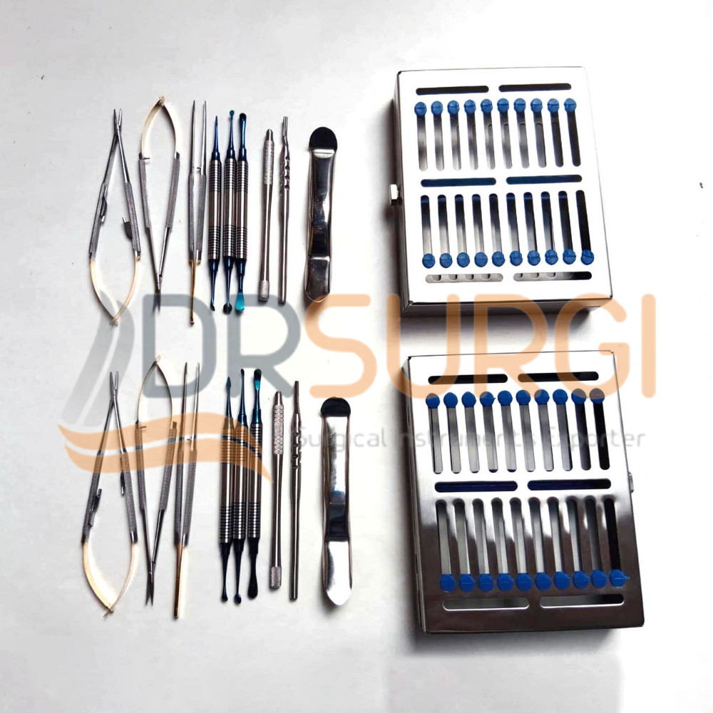 Dental Micro Oral Surgery Instruments Periosteal Elevator KIT SET of 22 PCS