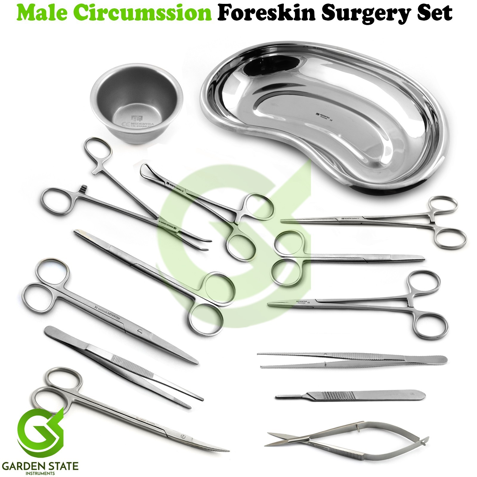 Male Circumcision Kit Foreskin Surgery Set Surgical Instruments Set Of 13
