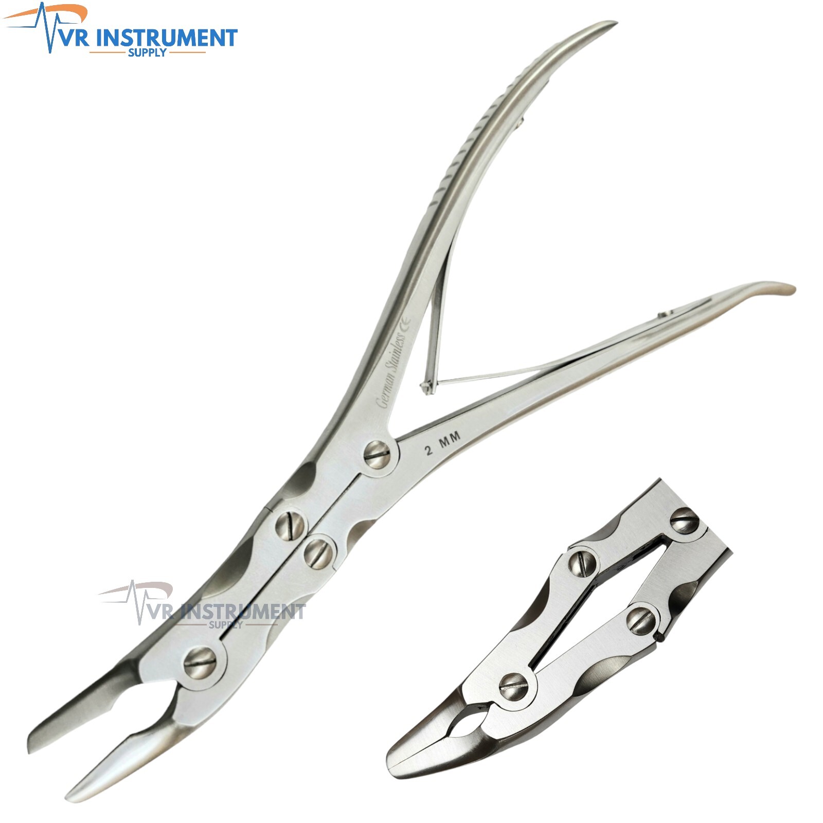 Leksell Bone Rongeurs 24cm Orthopedic Stainless Steel Cutting Tools Bite 2 mm