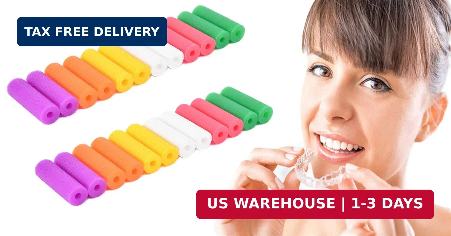 KISEER 24 Pcs Colorful Orthodontic Aligner Chewies for Aligner Chompers Aligner