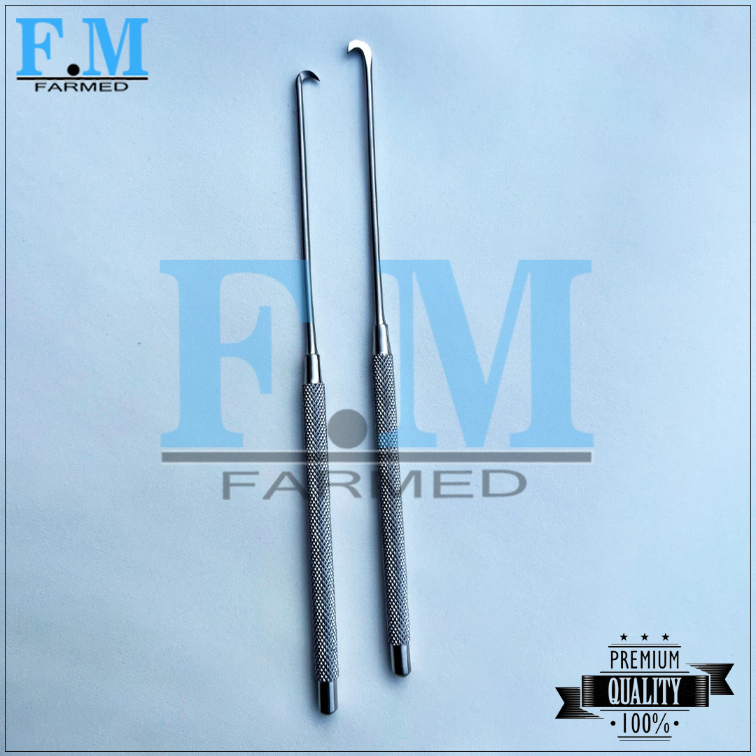 Arthroscopy Hook Knife 3 mm 2 Pcs Set, German Steel Arthroscopic instruments Set