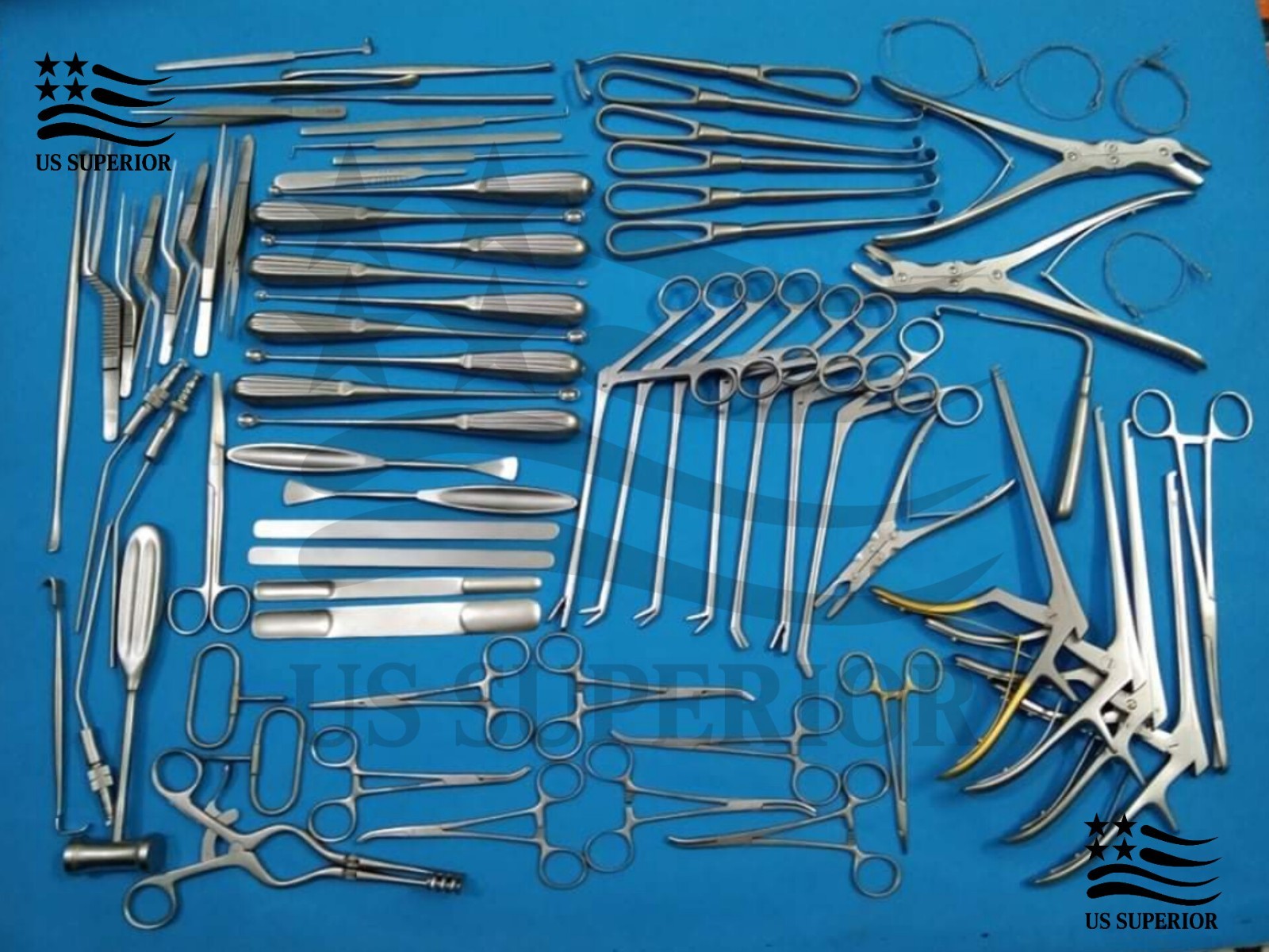 Laminectomy Surgical Orthopedic Spinal Instruments set of 78 pcs Fine quality