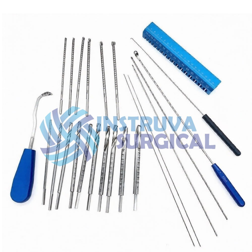 ACL PCL Knee Arthroscopy Surgical Surgery Instruments Set With Sterilization Box