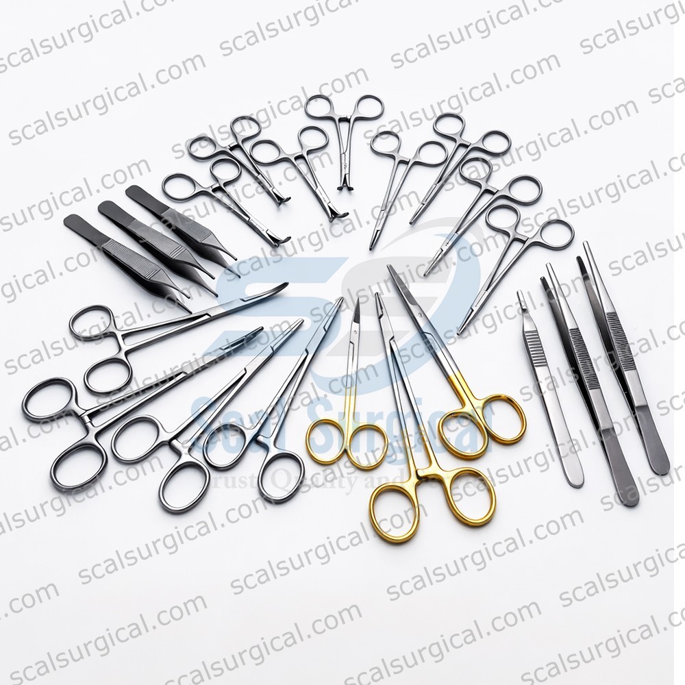 22-Piece Veterinary Animal Surgery Instrument Set