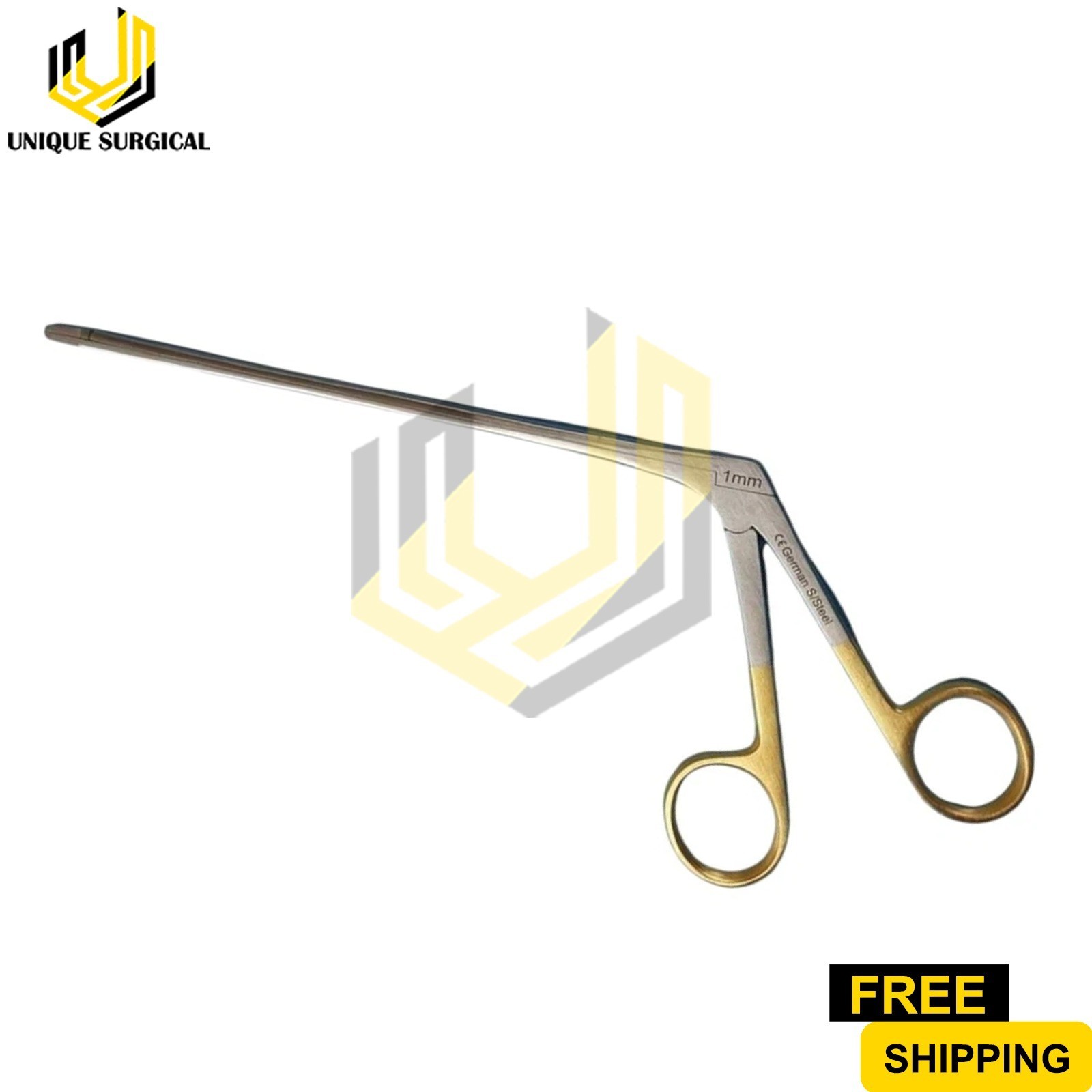 New Disc Forceps Straight 7″ x 1mm Neuro & Ortho Surgical Instrument
