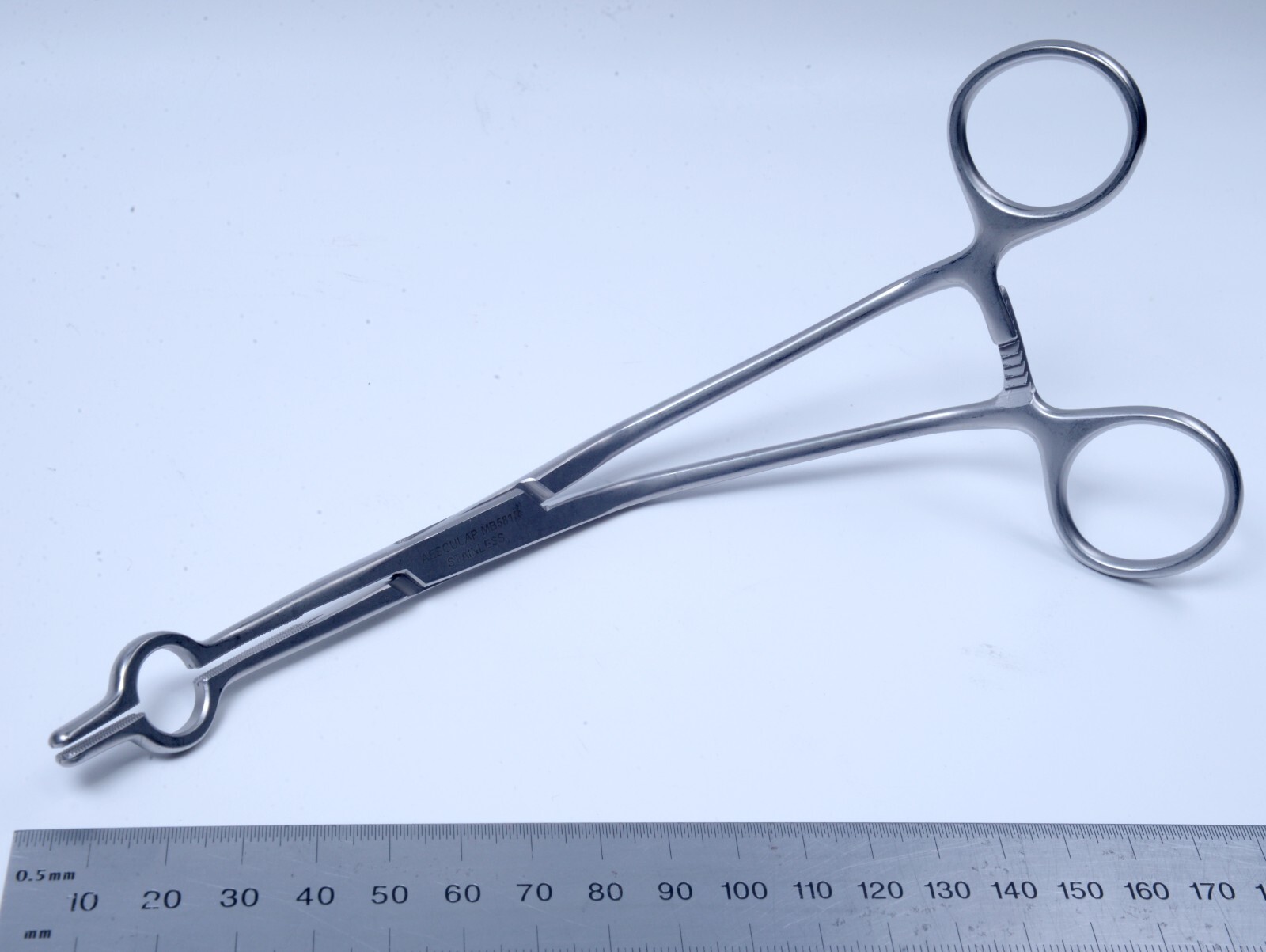 Aesculap #MB581R COOLEY ATRAUMATA Cava Occlusion Clamp 7½” Stainless Surgical