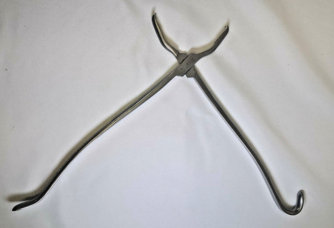 AESCULAP LANE Bone Holding Forceps, without ratchet, straight, 330 mm (13″)