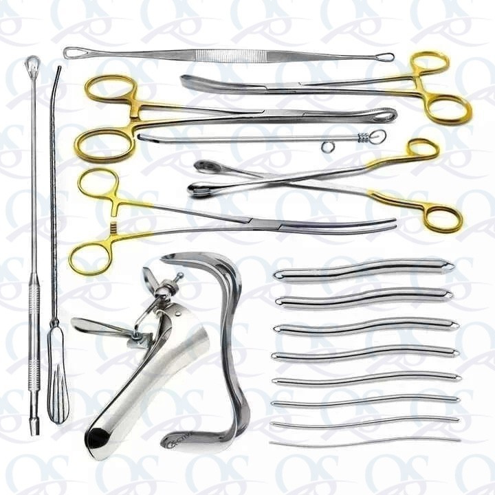Dilation and curettage Instruments 21 Pcs Set Gynecology Instrument Set