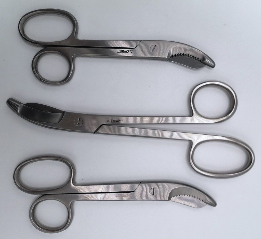 3X Bruns Esmarch Plaster Cast Cutting Shears 9.5″/7.5″ Blade General Ortho Tools