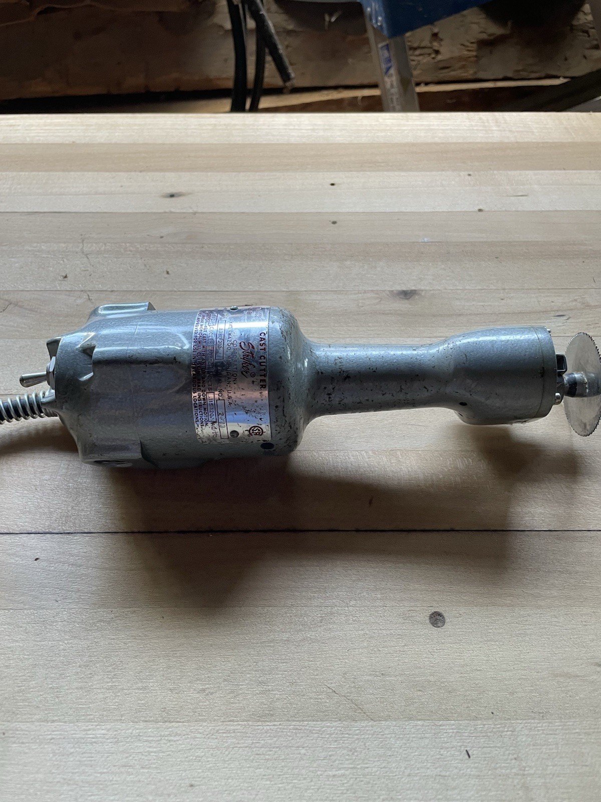 Stryker Orthopedic Cast Cutter Model 8480-210 12 Amps. Works!