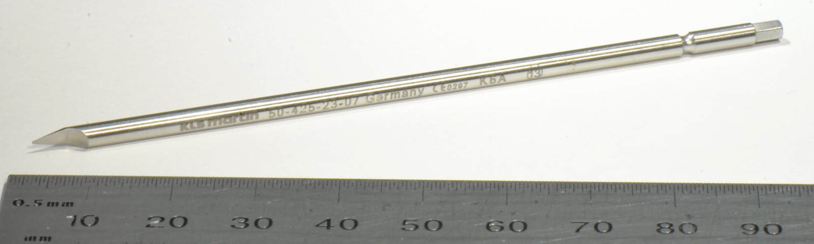 KLS-Martin #50-425-23-07 No. 13 Bone Removal Screwdriver Blade 4″ Surgical