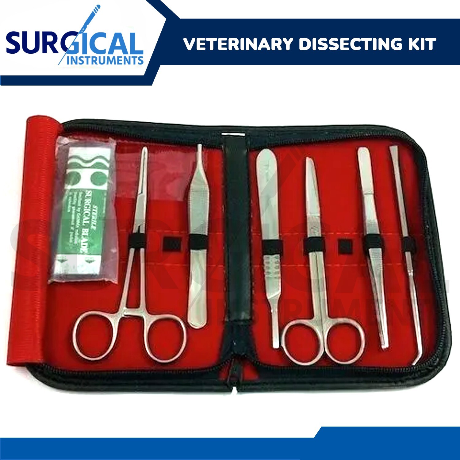 Veterinary Dissecting Kit Surgical Instruments