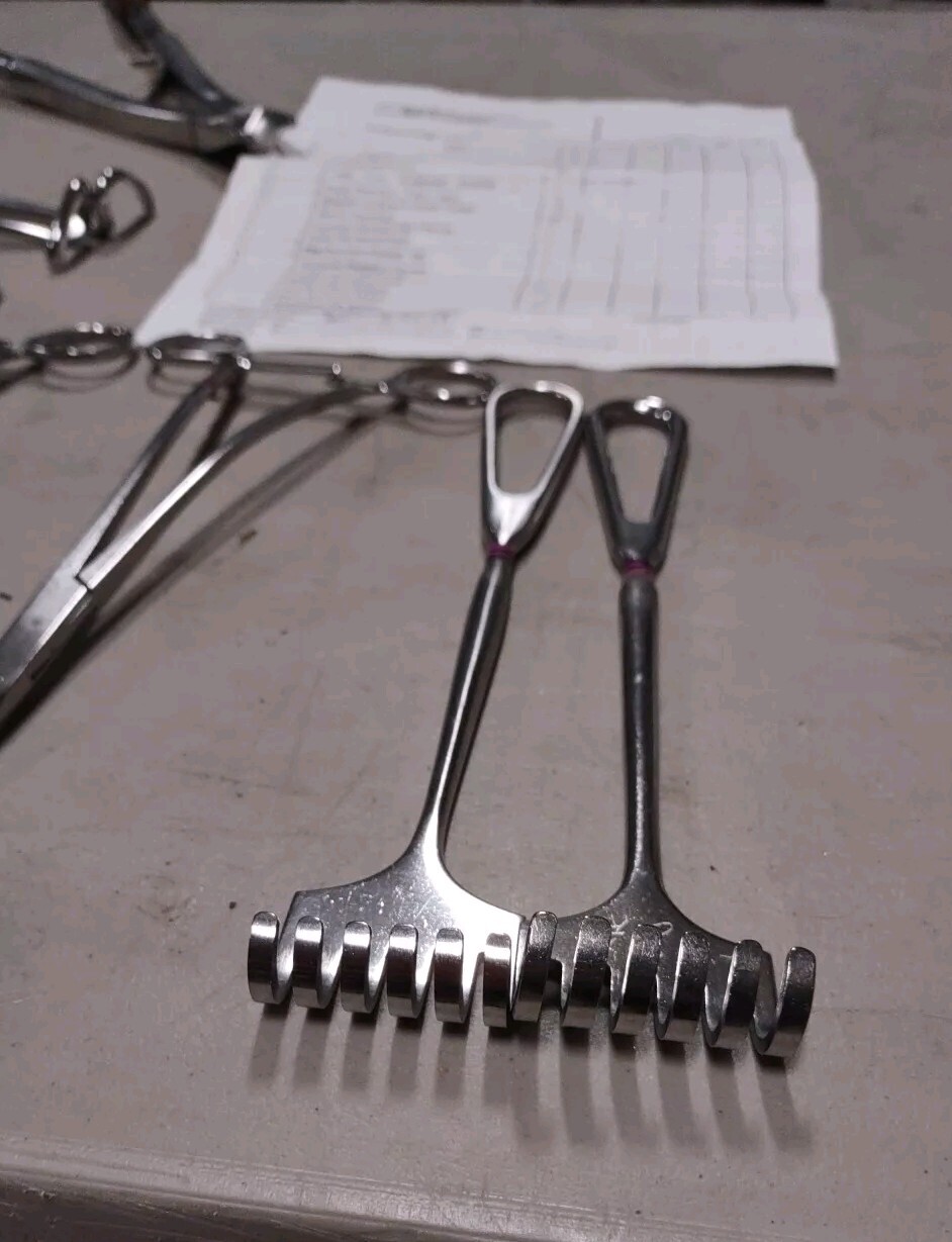 thoracotomy surgical tool lot Mixed brands Sklar Weck Mueller retractor Satinsky