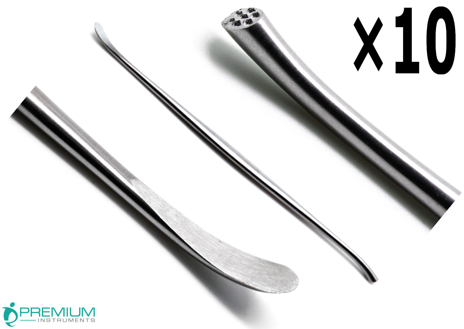 10 Pcs Surgical Penfield Dissectors # 2 Neuro 18.7cm Spine Instruments