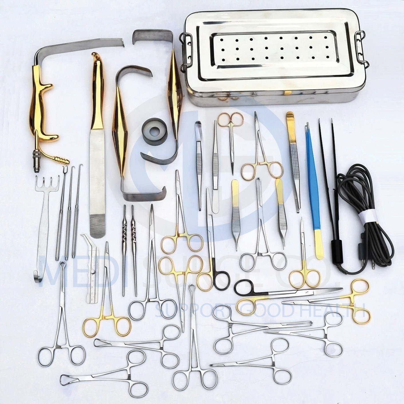Tebbetts Breast Surgery Instruments Set of 38 PCs, Breast Augmentation Set
