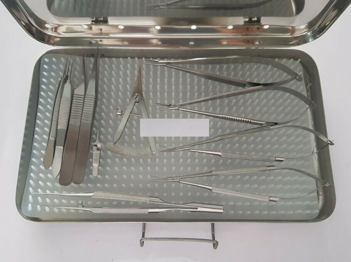 Micro Surgery Instruments Set, Micro Needle Holder, Scissors Micro instruments i