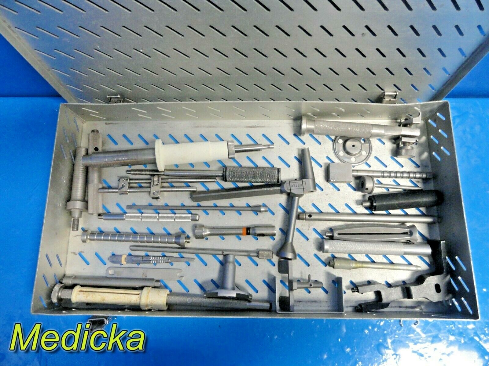 28X Stryker Howmedica Ostenoics ACE Assorted Orthopedic Instruments & Case~18753