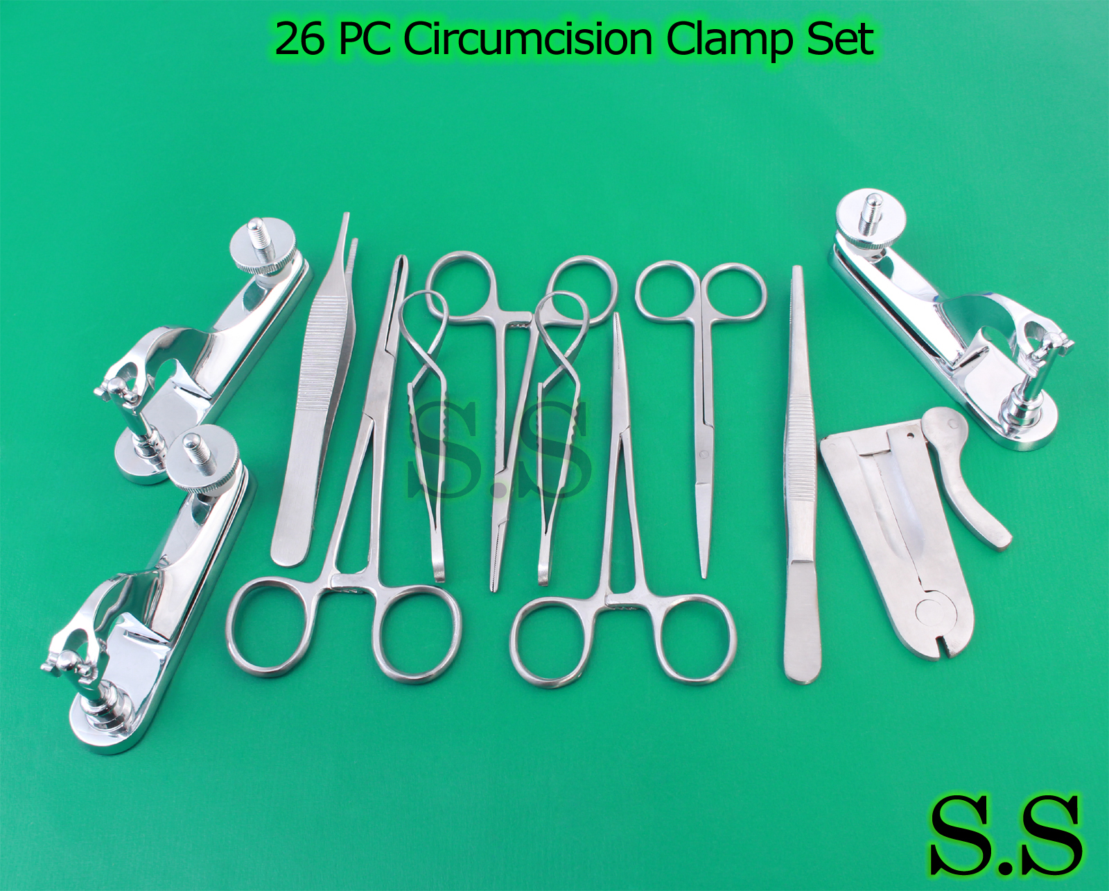 25 PC Circumcision Clamp Set Instruments Surgical Urology Amazing unique DS-874
