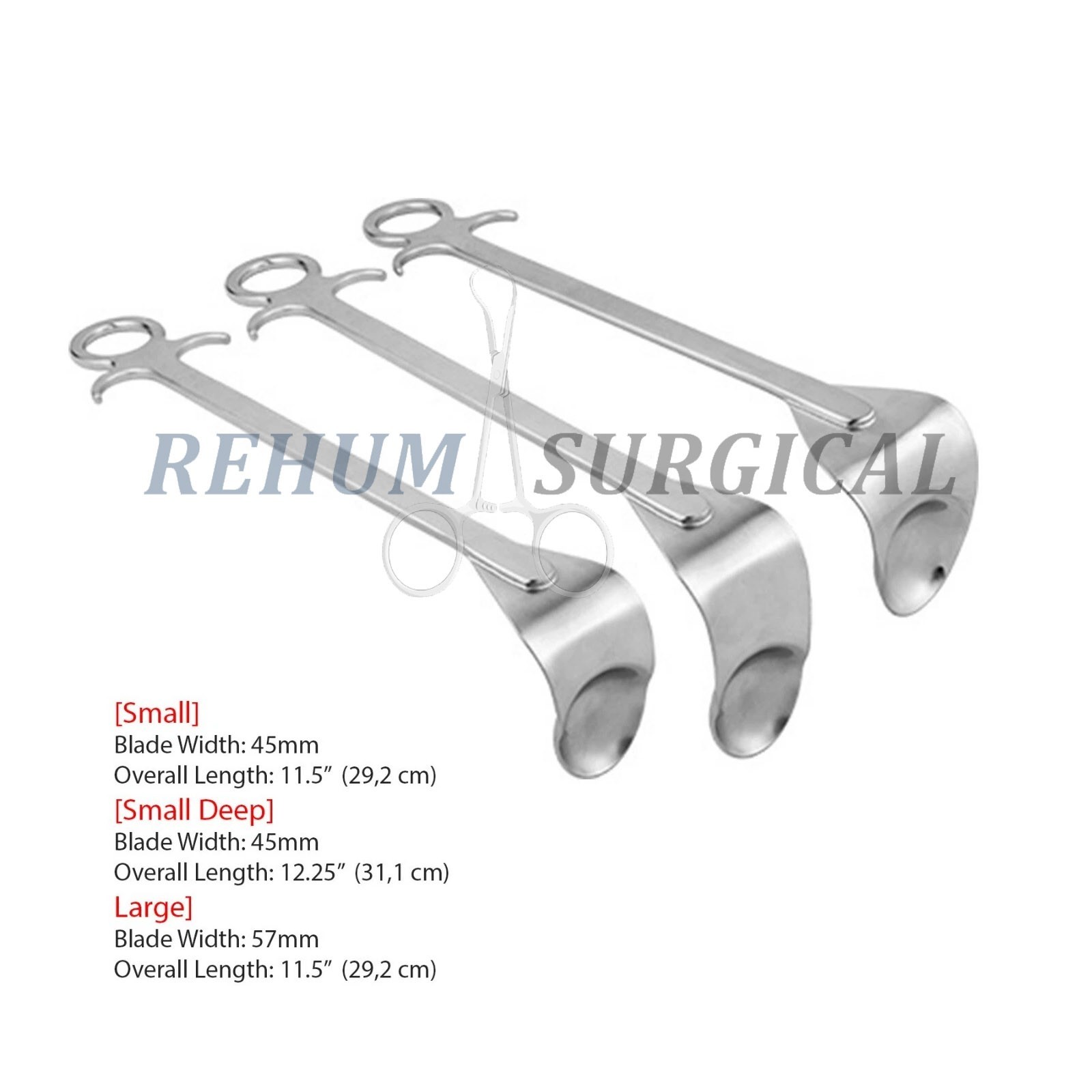 Browne Deltoid Retractor Orthopedic Surgical Instruments 3 Pcs Set High Quality