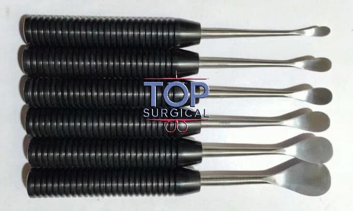Cobb Elevator Set Spine Surgical orthopedic instruments set of 6 pcs black color