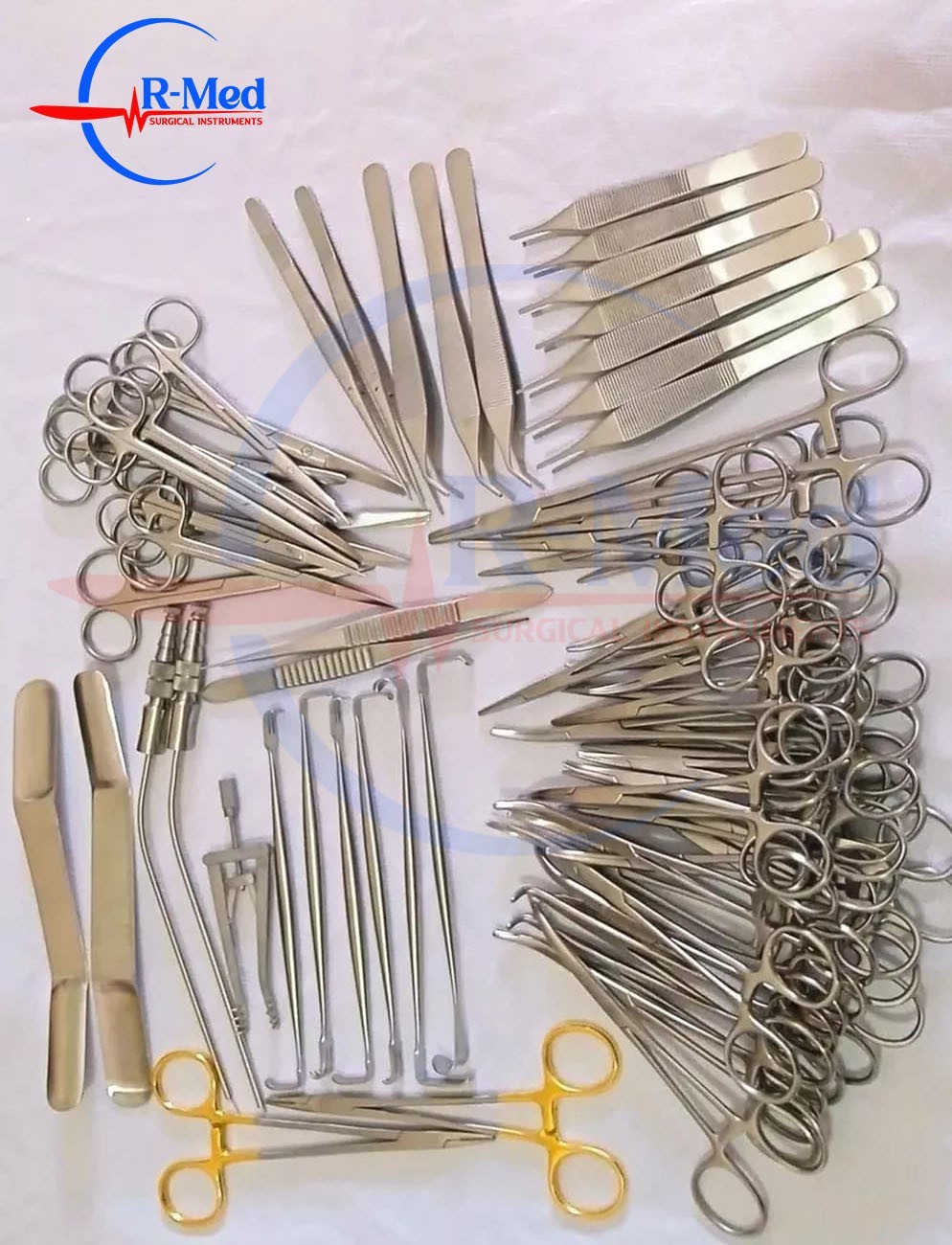 72 PCs Plastic Surgery Surgical Instruments Kit