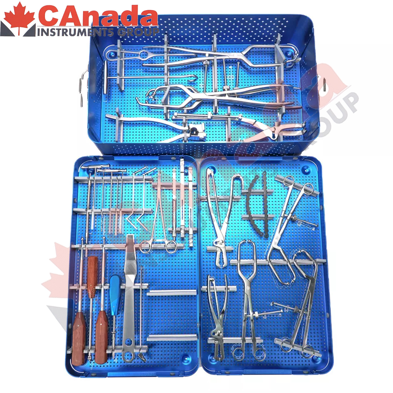 Basic Orthopedic Pelvic Reconstruction Plate Instrument Set Stainless Steel Germ