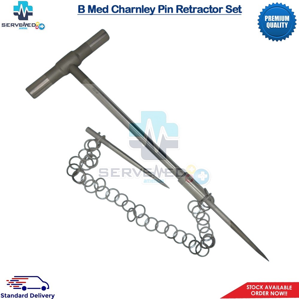 B Med Charnley Pin Retractor Set Orthopedic Surgical Instruments