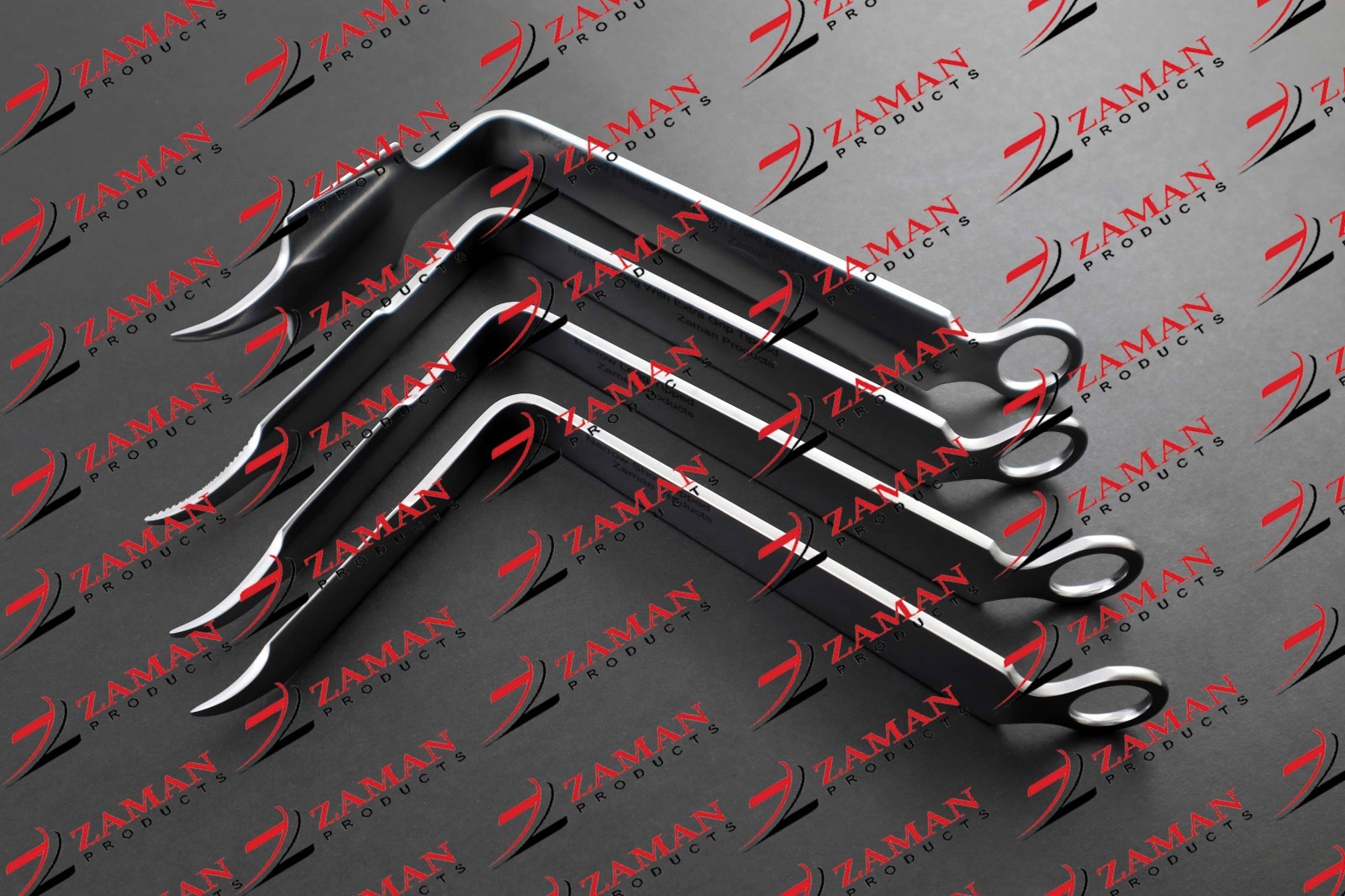 Bent Hohmann Knee Retractors Hip Arthroplasty Set Of 4 PCs Orthopedic By ZP