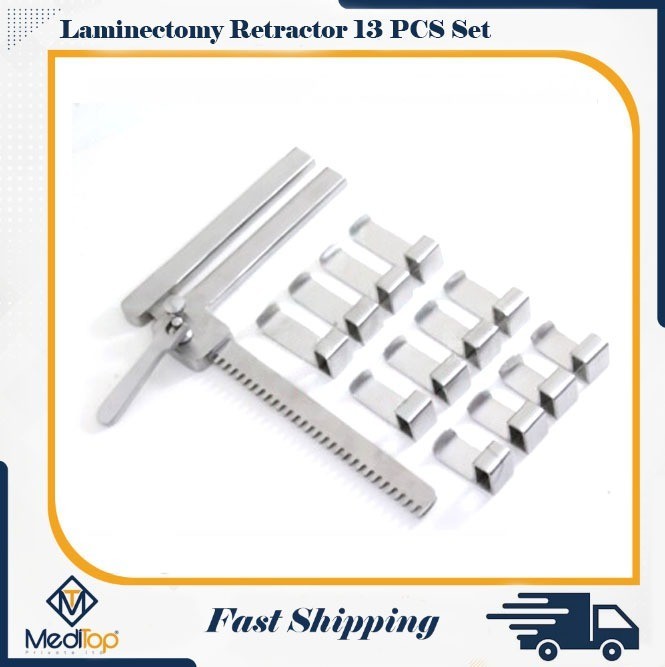 Laminectomy Retractor 13 PCS Set Complete Spine Surgical Instruments