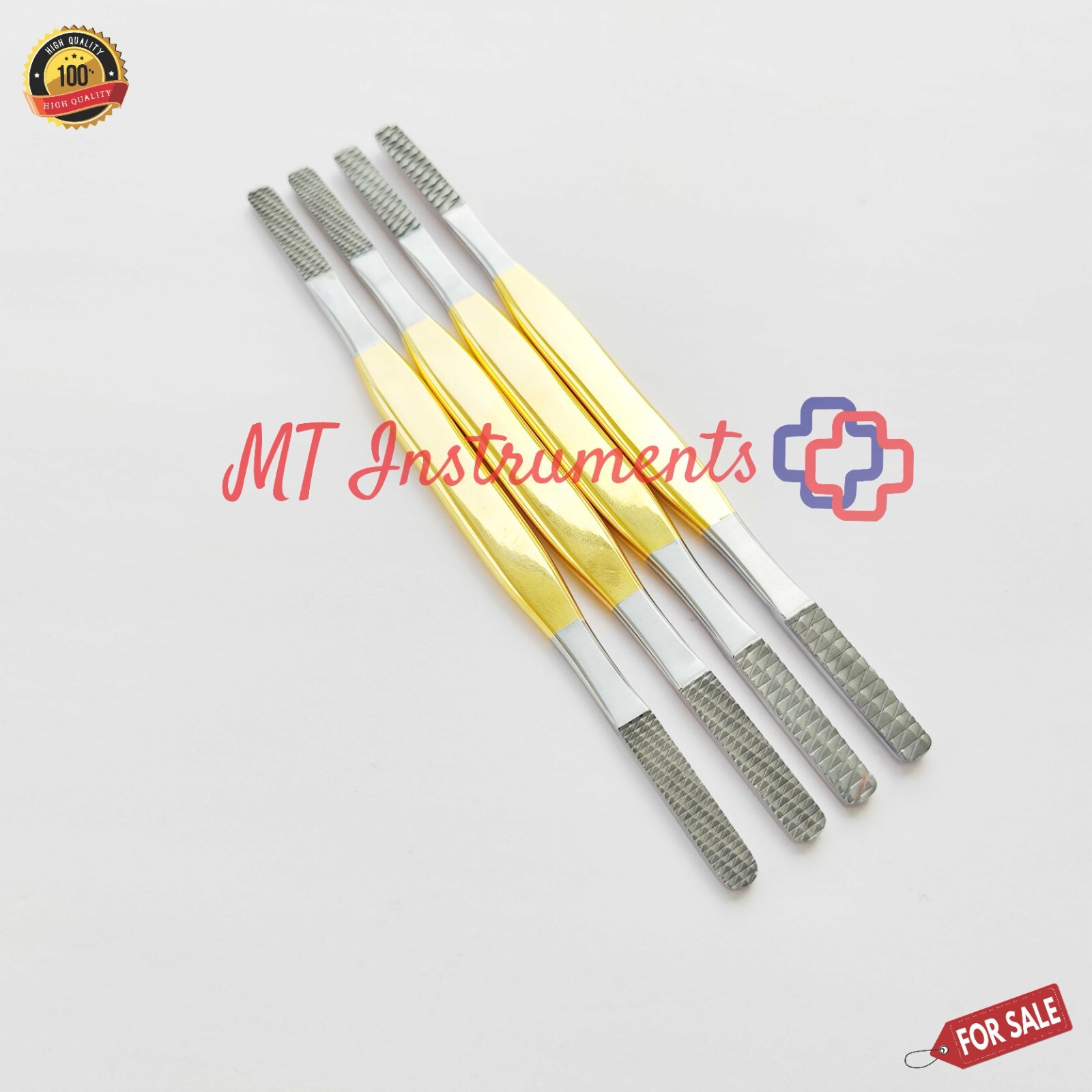 Fomon Nasal Bone Rasp File TC Set of 4 Pcs Nasal Plastic Surgery Instruments