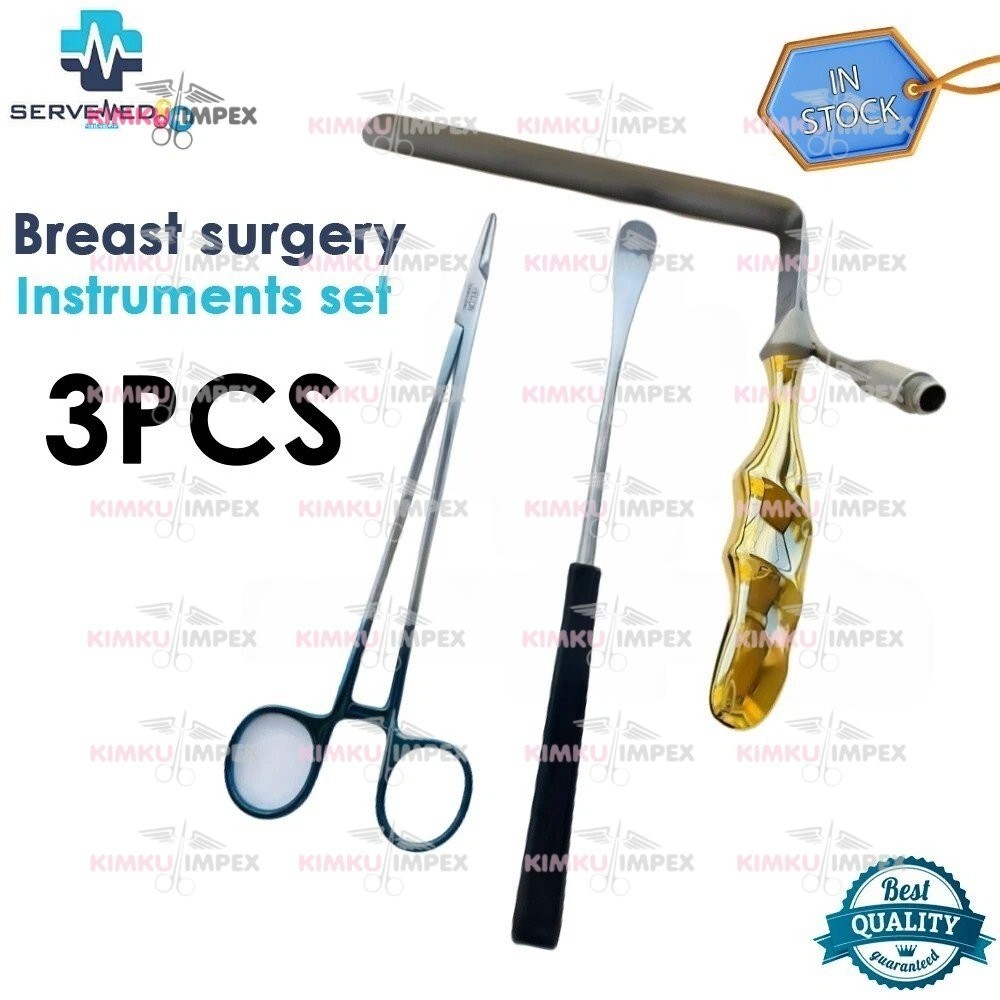 Breast surgery set of 3 pcs plastic surgery instruments Top Best Quality
