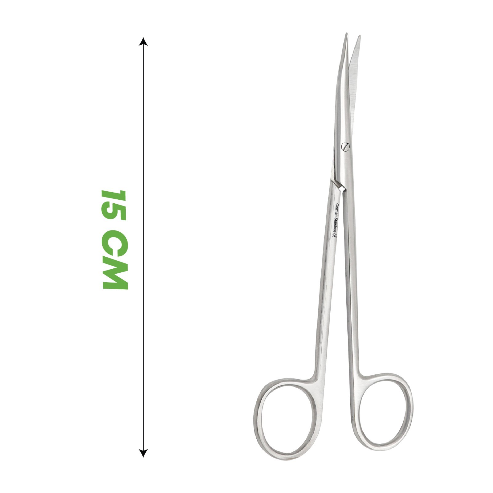 Surgical Reynolds Scissors Curved 15cm Stainless Steel Operating Instruments