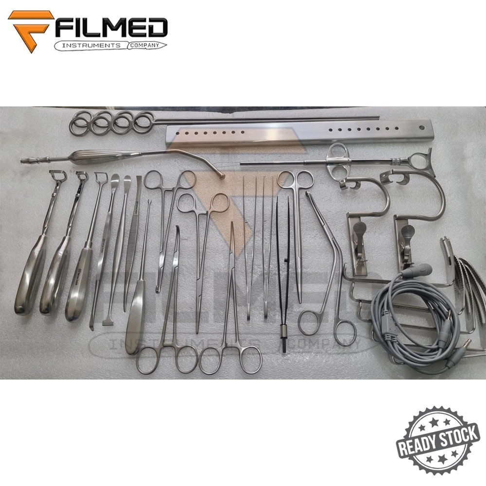 Tonsillectomy & Adenoidectomy 29 pcs Set ENT Instruments Set German High Quality