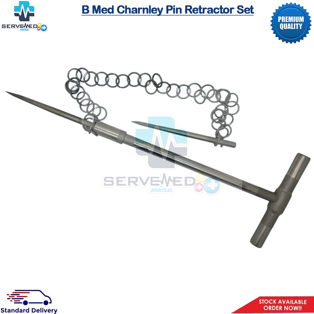 B Med Charnley Pin Retractor Set Orthopedic Surgical Instruments