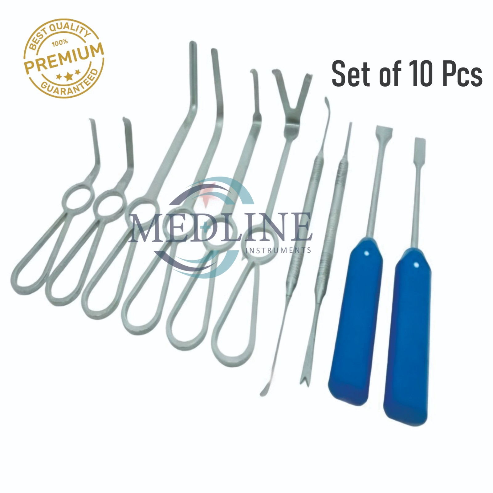 Set of 10 Pcs Minimally Invasive Orthognathic Surgery Instruments A+ Quality