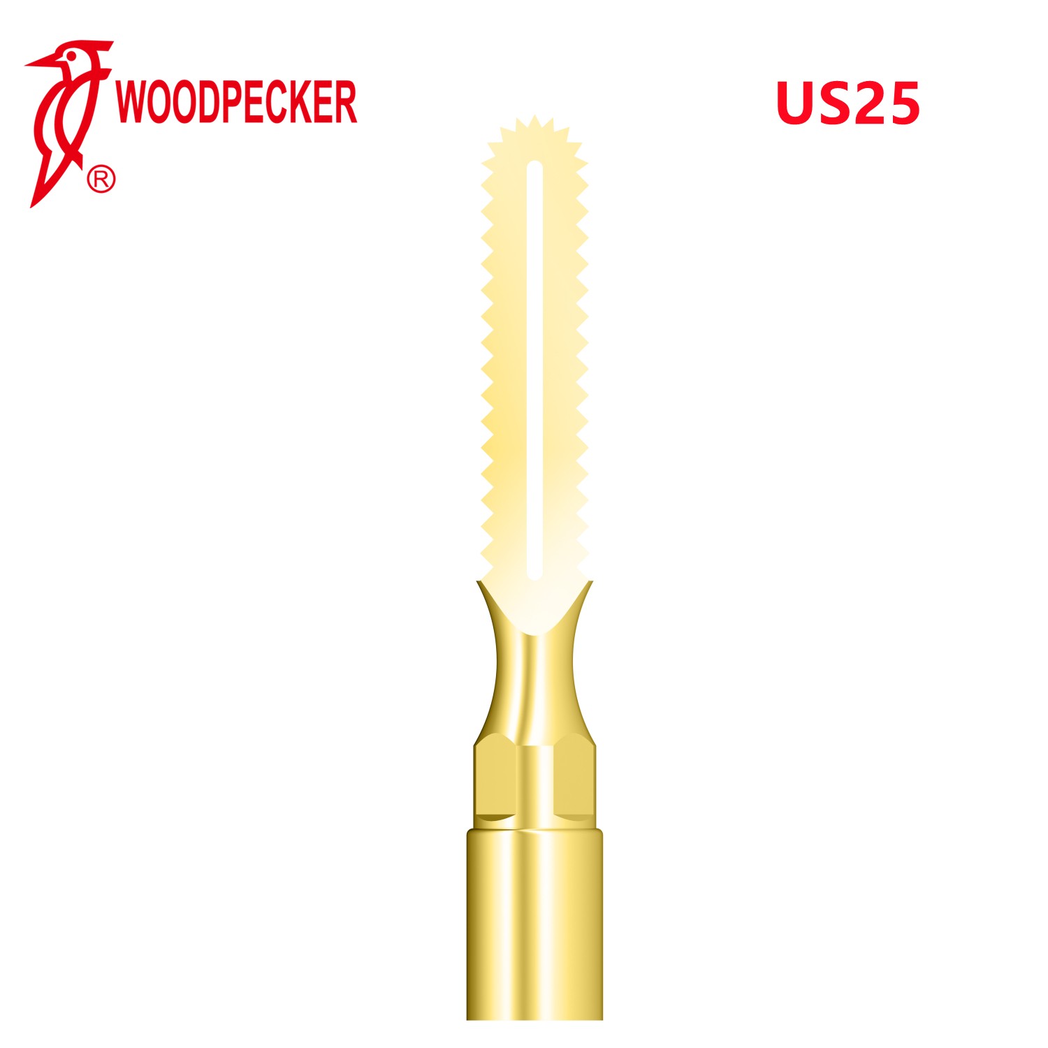Woodpecker Dental Perio Bone Surgery Tips US25 1pc/pk US-II LED AI-SURGERY