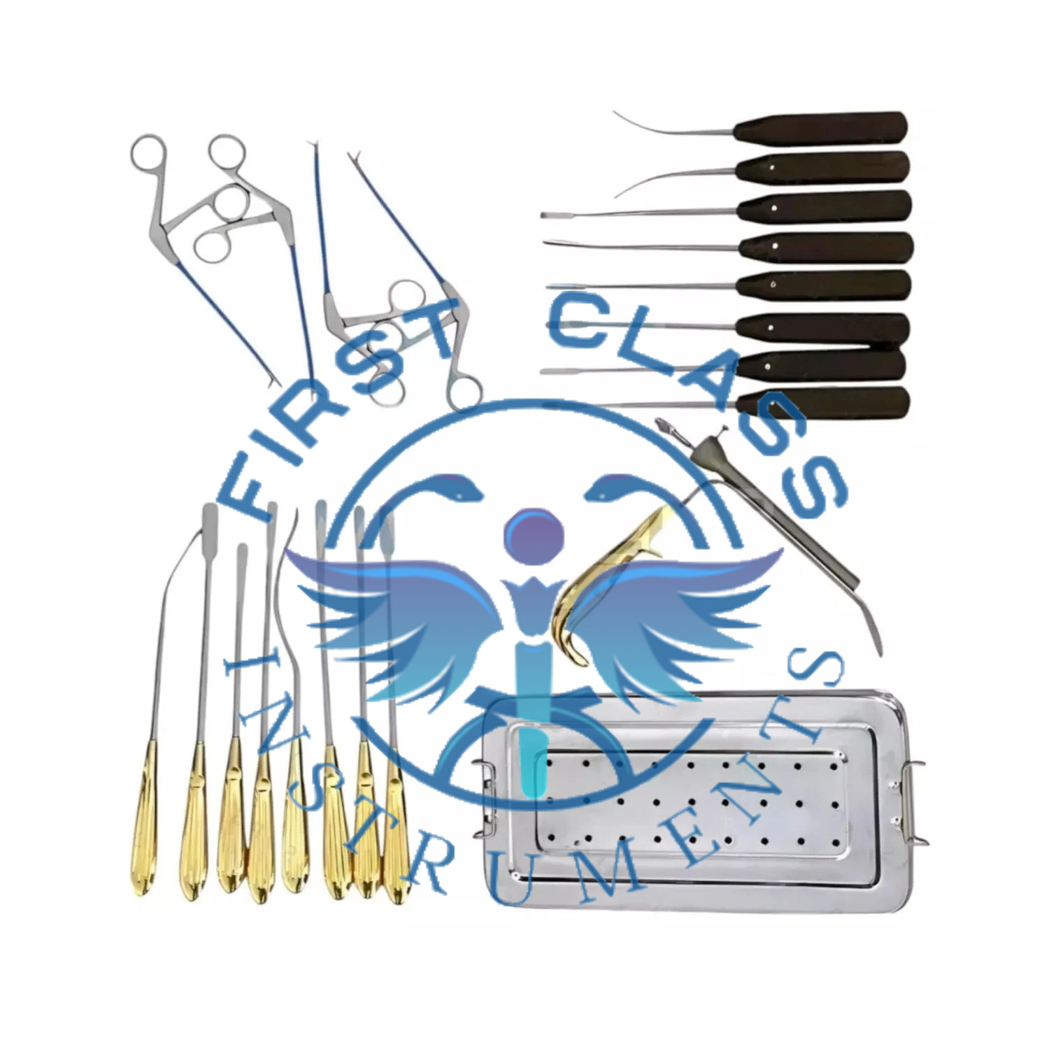 Endoscopic Face Lift Instruments Set of 21 Pcs Face Surgery Instruments