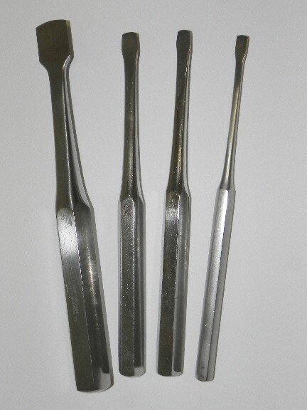 Osteotome Heavy Duty 4 Piece Set