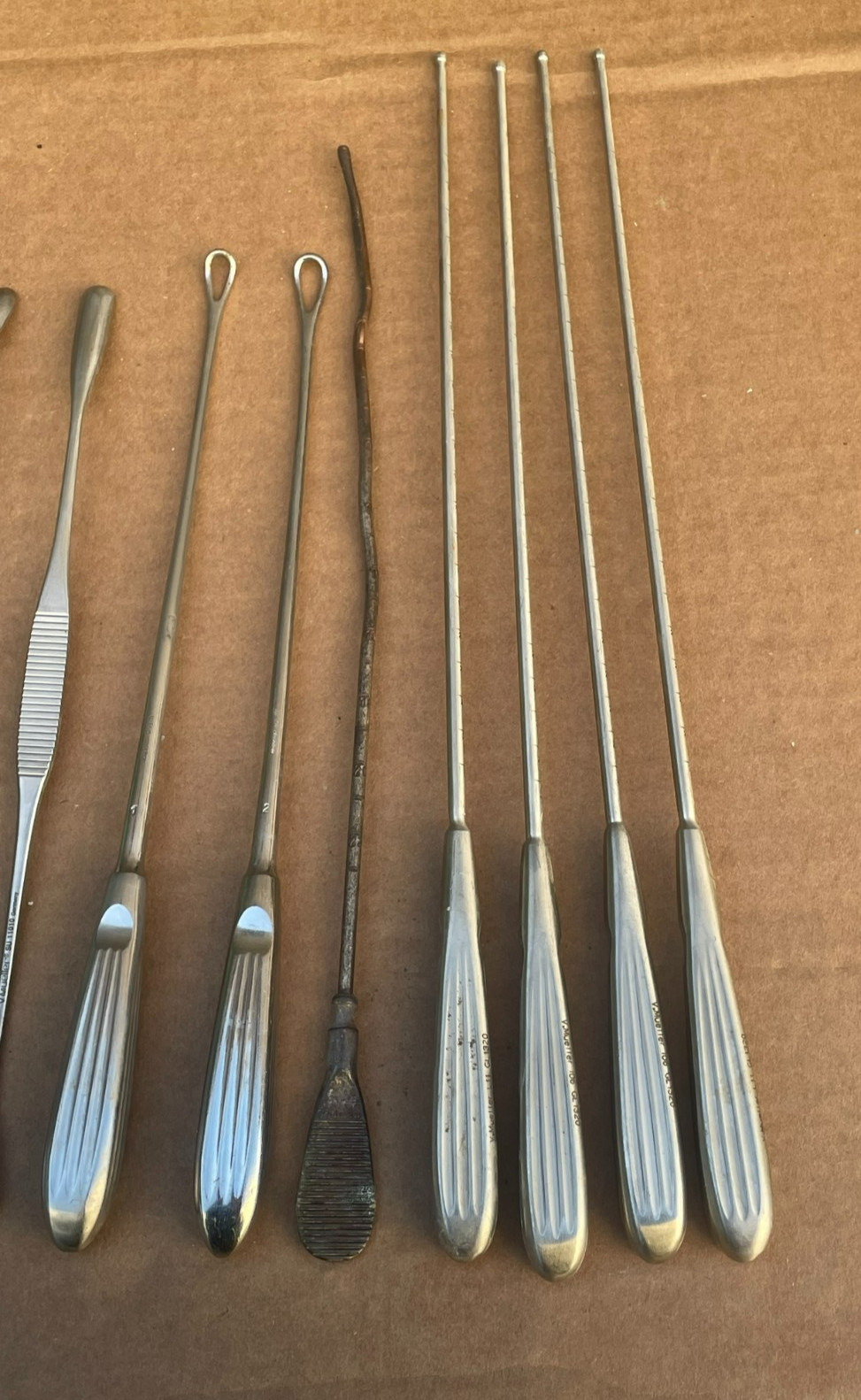 Assorted V-Mueller Curetts Instruments (Lot of 9)