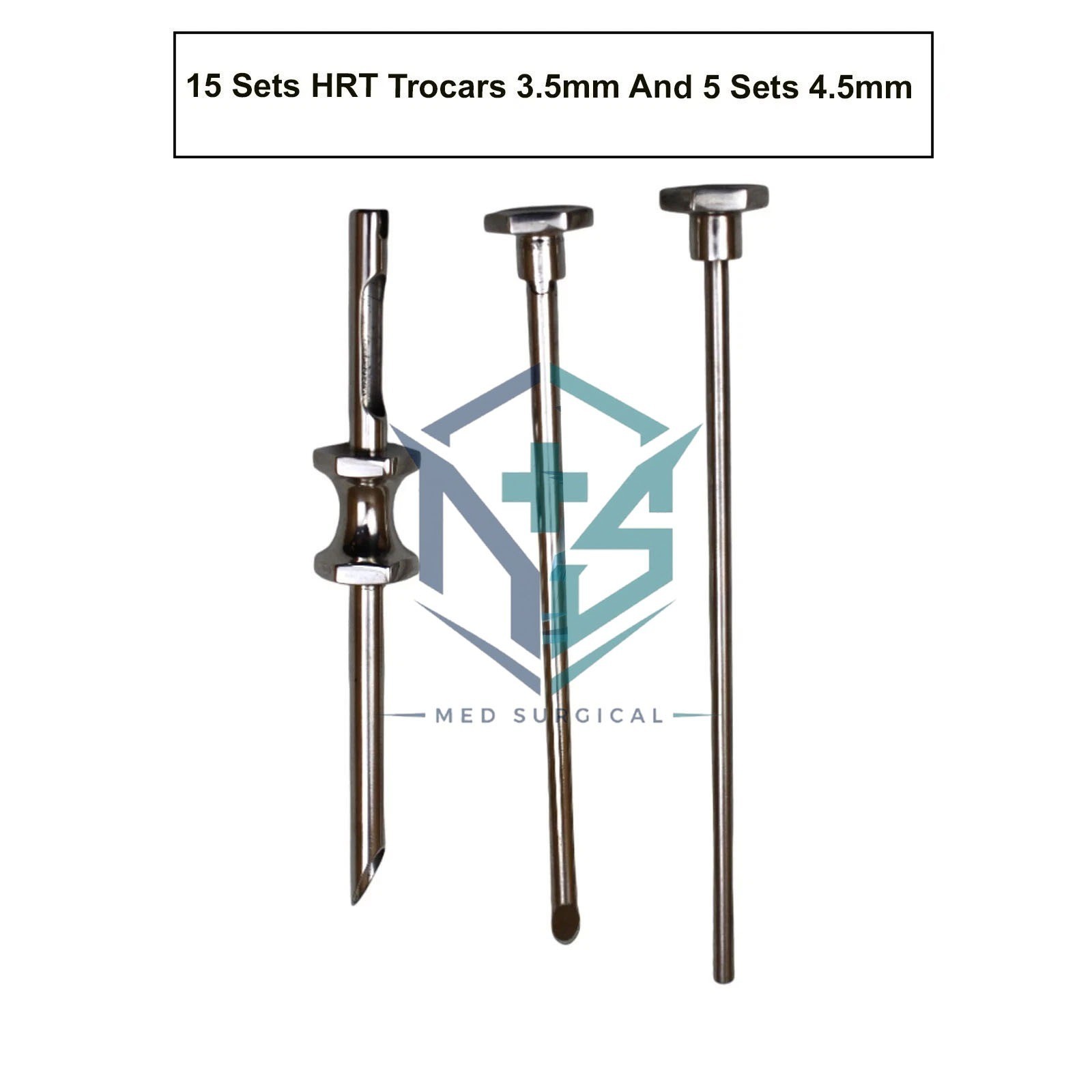 15 Sets HRT Trocars 3.5mm And 5 Sets 4.5mm High Quality Stainless Steel CE